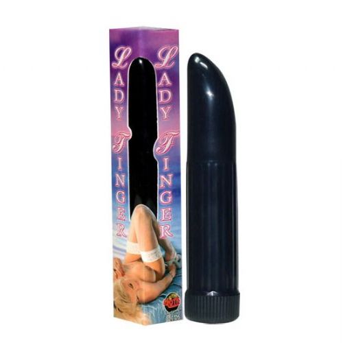 Vibrator "Ladyfinger" - črn