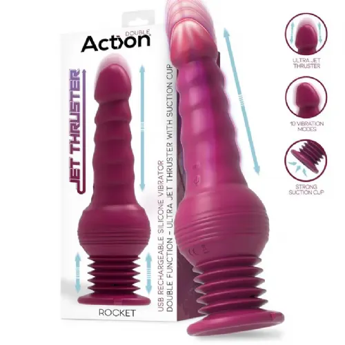 Vibrator Action Rocket Ultra Jet Thruster