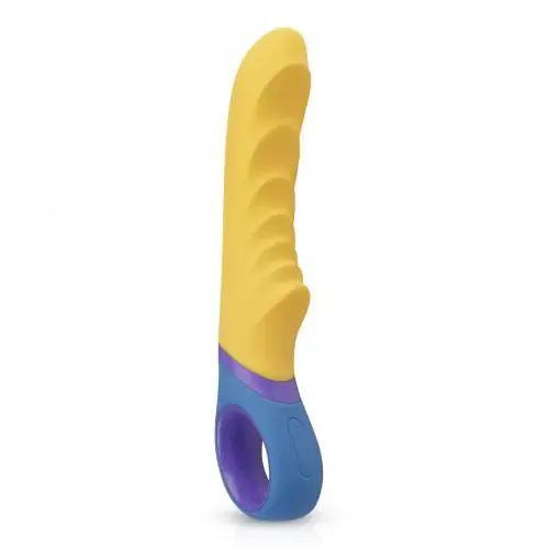 Vibrator za G-točko PMV20 Tone, 23 cm, USB-polnjenje, modro-rumen