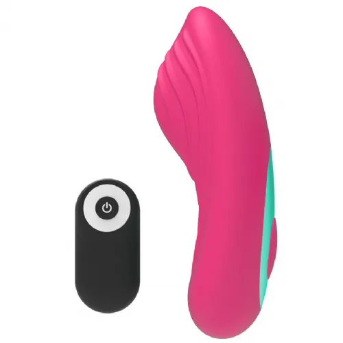 Vibrator Happy Loky Panty Vibe, brezžični upravljalnik, USB-polnjenje, roza