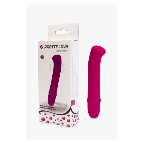 Vibrator Pretty Love Antony, 11,7 cm, 1 x AA, roza