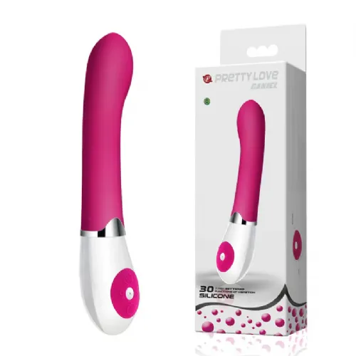 Vibrator Pretty Love Daniel, 19,5 cm, 2 x AA, vijoličen