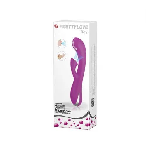 Vibrator Pretty Love Roy, USB-polnjenje, vijoličen