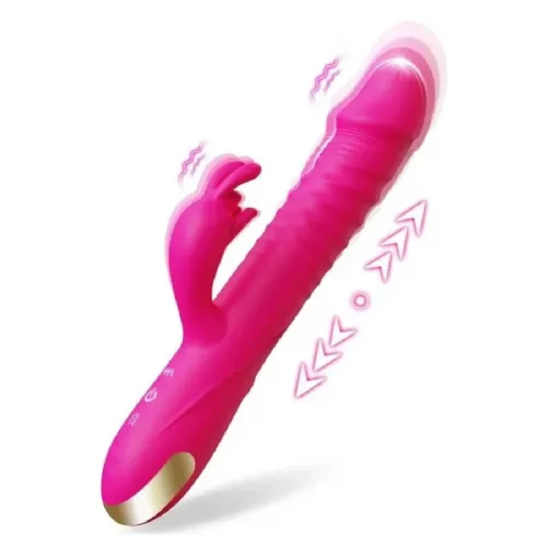 VIBRATOR RABBIT Guilty Toys Thrusting Pink
