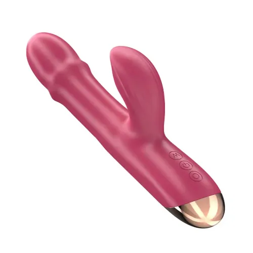 Rabbit vibrator Intense Chloe 3 In 1, rdeč