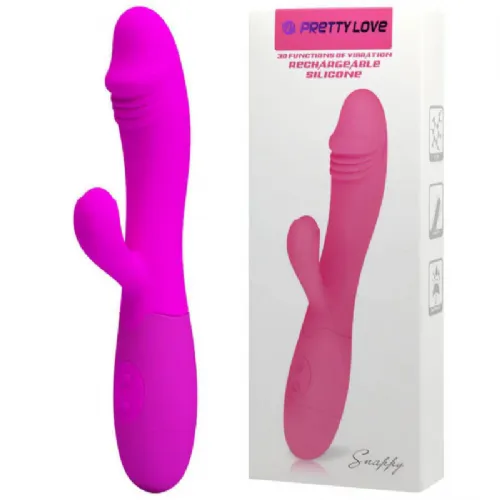 Vibrator Rabbit Pretty Love Snappy, roza