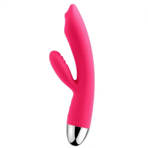 Rabbit vibrator Svakom Trysta, USB-polnjenje, roza