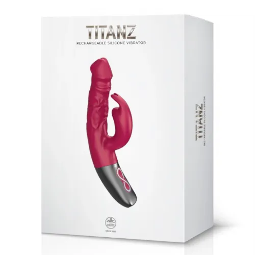Rabbit vibrator Titanz 7, roza
