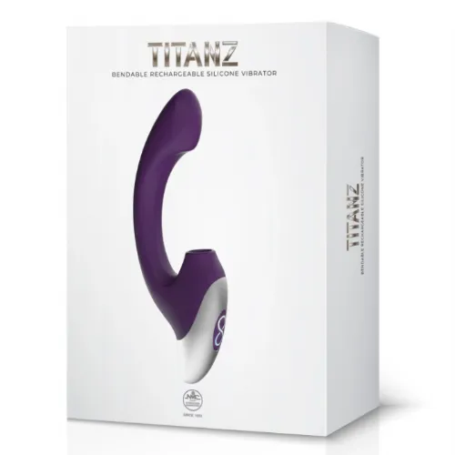 Rabbit vibrator Titanz 8, vijoličen