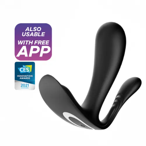 Vibrator Satisfyer Top Secret+, črn
