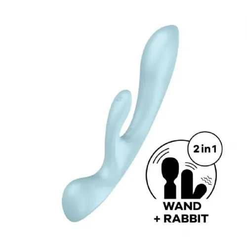 Rabbit vibrator Satisfyer Triple Oh, moder