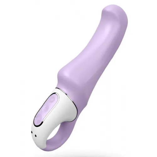 Vibrator Satisfyer Vibes Charming Smile, 18,6 cm, USB-polnjenje, svetlo vijoličen