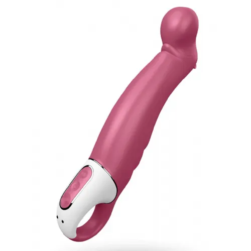 Vibrator Satisfyer Vibes Petting Hippo, 22,9 cm, USB-polnjenje, roza