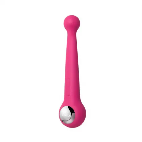 Vibrator Svakom Bonnie Plum Red, 19,8 cm, USB-polnjenje, roza