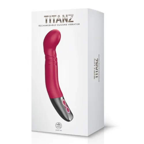 Vibrator Titanz 8, roza barve