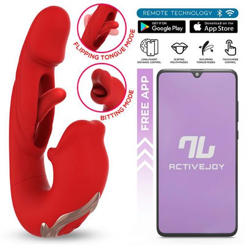 Vibrator z vibrirajočo ustnico "Mouty"