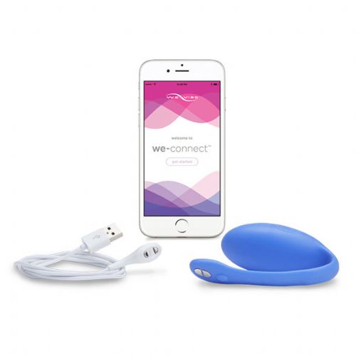 Vibracijski jajček We-Vibe Jive, aplikacija, USB-polnjenje, moder