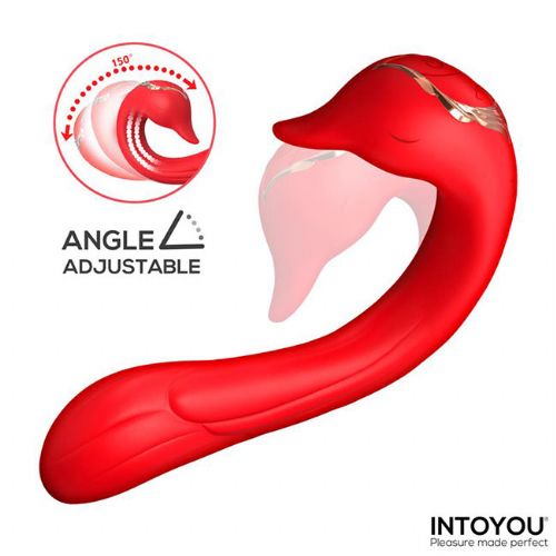 Vibro stimulator Intoyou Swana, rdeč