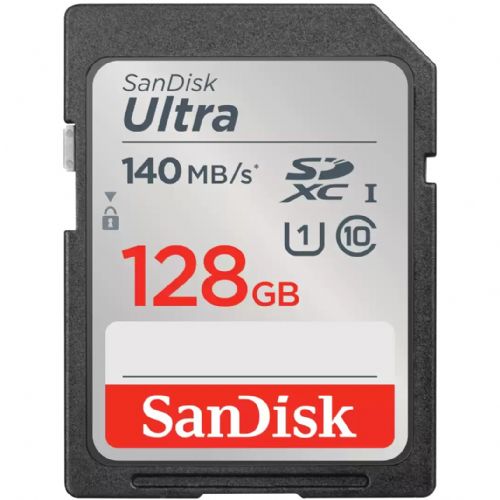 CARD 128GB Sandisk Ultra sdxc 140MB/s