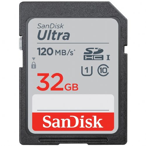 CARD 32GB Sandisk Ultra SDHC 120MB/s