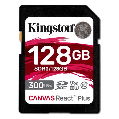 SD kartica 128GB Kingston Canvas React Plus SDXC 300MB/s