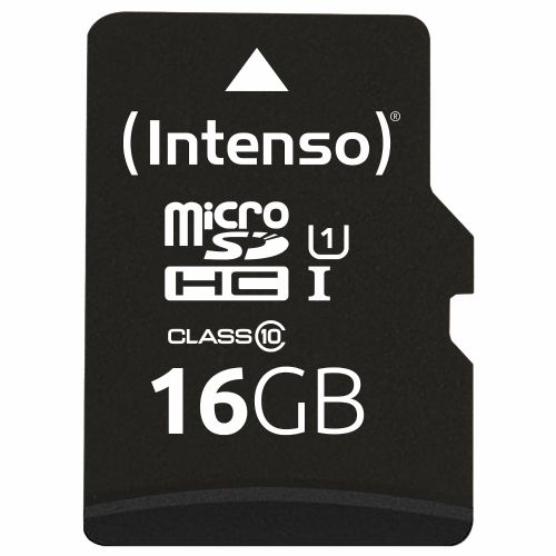 MicroSD Intenso  16GB Premium MicroSDHC 45MB/s + adapter