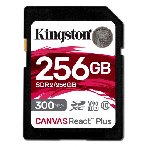 SD kartica 256GB Kingston Canvas React Plus SDXC 300MB/s