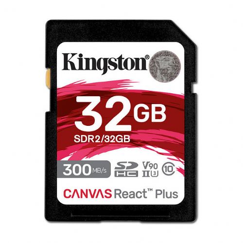 SD kartica 32GB Kingston Canvas React Plus SDXC 300MB/s