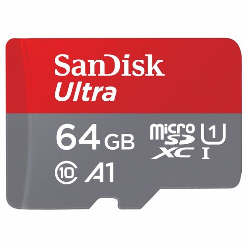 MIcro SD SanDisk  64GB Ultra microSDXC 140MB/s + Adapter