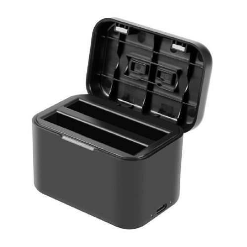 Polnilni etui za baterije in spominske kartice PULUZ za Insta360 X4 (črn)