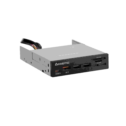 Čitalec kartic Chieftec CRD-908H, črna (CRD-908H)