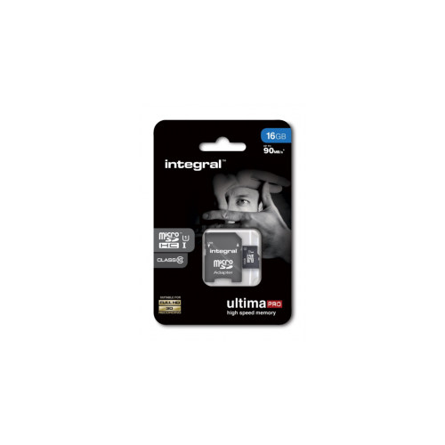 Integral 32GB Micro SD Card (SDHC) UHS-I U1 + Adapter - 90MB/s