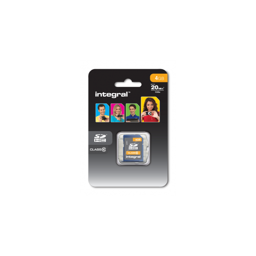 INTEGRAL 4GB SDHC CLASS10 spominska kartica - INSDH4G10V1