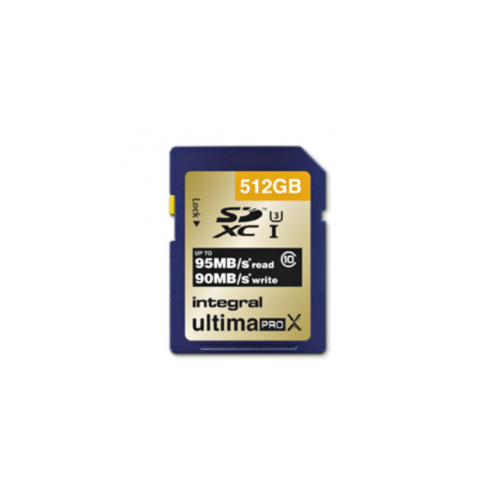 INTEGRAL 512GB SDXC UltimaPro X CLASS10 UHS-I U3 95MB spominska kartica - INSDX512G10-95/90U1