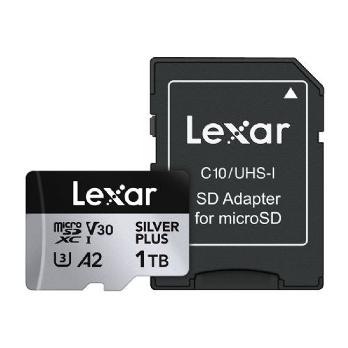 Micro SD kartica Lexar LMSSIPL001T-BNANG 1TB, do 205 MB/s, UHS-I, Class 10, A2, SD adapter