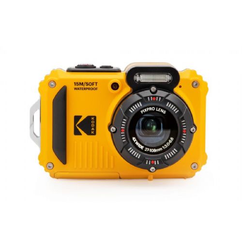 Digitalni fotoaparat Kodak WPZ2, 16 MP, 4x optični zoom, Full HD, vodoodporen do 15 m, rumene barve