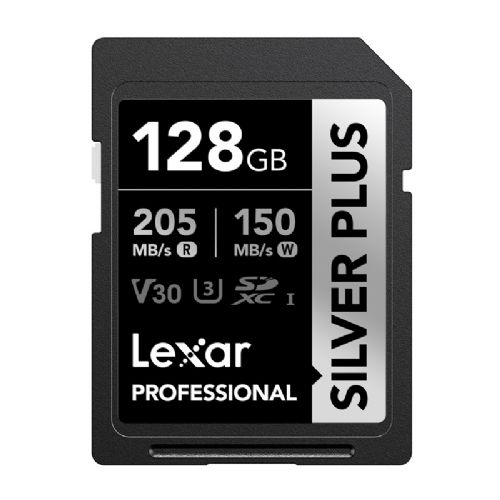 Lexar Professional SILVER PLUS SDXC pomnilniška kartica 128 GB