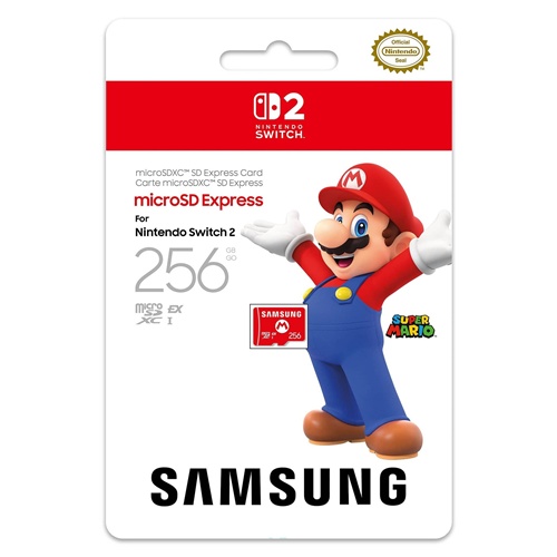 MicroSD  Nintendo Switch 2 Express kartica 256 GB (Mario dizajn)