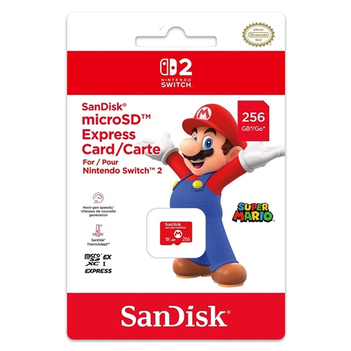 microSD  Nintendo Switch 2 Express kartica 256 GB (Mario dizajn) 5100126771
