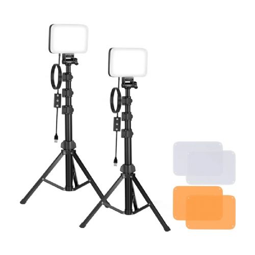 Neewer BP66 studijski komplet dve LED svetilki + filtri + stojalo