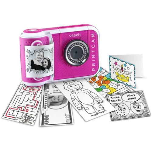 Otroška kamera VTech KidiZoom Print Cam, roza