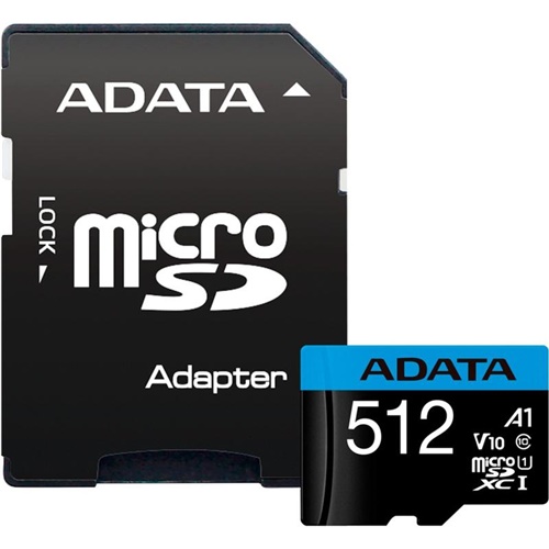 Pomnilniška kartica Adata Premier 512GB micro SDXC, UHS-I U1, Class10, V10, A1