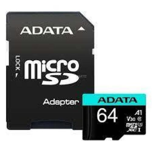 Pomnilniška kartica Adata Premier Pro 64 GB microSDXC UHS-I U3, Class 10, V30, A2