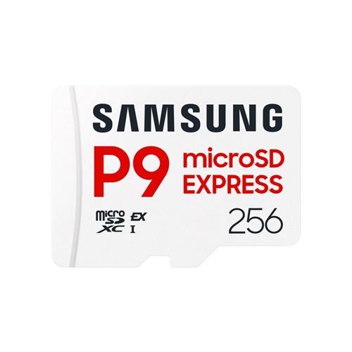 Pomnilniška kartica Samsung P9 Express 256 GB microSDXC  (bela, PCIe Gen3.0x1, NVMe 1.3, SD 7.1, UHS-I)