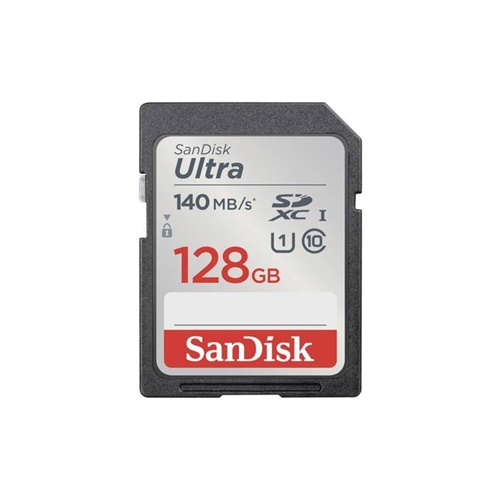 Pomnilniška kartica SanDisk Ultra 128 GB SDXC, UHS-I U1, Class 10, črna