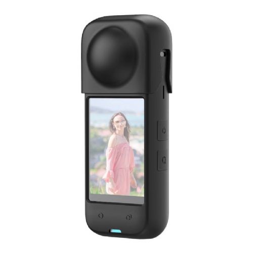 Silikonska zaščitna torbica PULUZ za Insta360 X4 (črna)