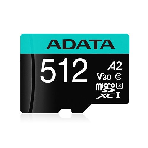 Spominska kartica ADATA Premier Pro 512 GB, microSD XC (AUSDX512GUI3V30SA2-RA1)