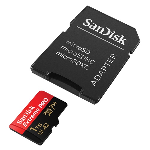 Spominska kartica SanDisk Extreme PRO 1 TB, microSD XC (SDSQXCD-1T00-GN6MA)