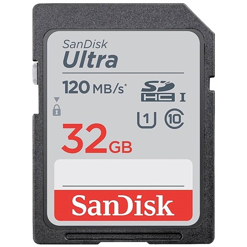 Spominska kartica SanDisk Ultra 32 GB SDHC, UHS-I U1, Class 10, črna