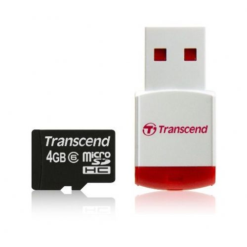 Transcend Micro SDHC 4GB (TS4GUSDHC6-P3)